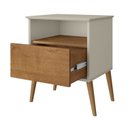 Ver imagem 5 de Mesa de Cabeceira 1 Gaveta Pés de Madeira Maciça Cancun