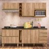 Cozinha Modulada 08 Peças Carvalho Rustico - 1