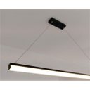 Ver imagem 2 de Pendente Led Slim 1m Preto Mesa Escritório Bancada H. Office Arevo Iluminação Line LED 3000K LUZ AMA