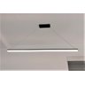 Pendente Led Slim 1m Preto Mesa Escritório Bancada H. Office Arevo Iluminação Line LED 3000K LUZ AMA - 3