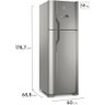 Geladeira Electrolux 371l Frost Free 2 Portas Inox 020571101 - 8