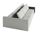 Ver imagem 7 de Sofá Ilha Modular Living com Puff 342cm Georgia K04 Linho Cinza/preto - Mpozenato