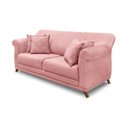 Ver imagem 2 de Sofá 2 Lugares 160cm Veludo Arras Rosa