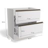 Balcão de Cozinha 80 Cm Maxxi 2 Gavetas G755 Branco - 2
