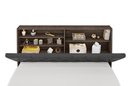 Ver imagem 2 de Cabeceira Box Queen 1,58 Isis Chocolate com Painel Class Cor 013 - Framar Móveis