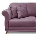 Ver imagem 5 de Sofá 2 Lugares 180cm Veludo Arras Roxo Uva