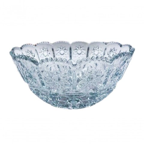 Tigela Centro de Mesa 24cm Vidro Fruteira Vaso