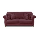 Ver imagem 6 de Sofá 2 Lugares 180cm Veludo Arras Roxo Vinho