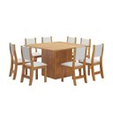 Ver imagem 2 de Conjunto Sala de Jantar Mesa e 8 Cadeiras Acord e Sol