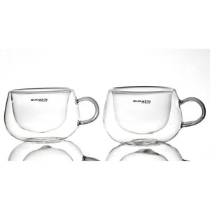 Conjunto 2 Xícaras Chá com Alça 200ml Parede Dupla Bugatti