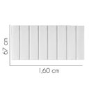 Ver imagem 2 de Painel Estofada Carla 160cm Queen Size para Cama Box Quarto Suede Branco