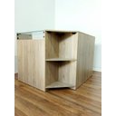 Ver imagem 6 de Balcão Compacto em L Amadeirado - Estilo e Funcionalidade