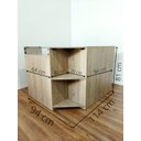 Ver imagem 7 de Balcão Compacto em L Amadeirado - Estilo e Funcionalidade