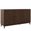 Ver imagem 7 de Aparador Buffet para Sala de Jantar 3 Portas 160cm Madeira Maciça Ethos F06 Café - Lyam Decor