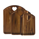 Ver imagem 1 de Kit Tábua de Servir Coração Vazado P M G