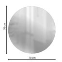 Ver imagem 4 de Espelho Redondo com LED Multiuso Lapidado Pendurador In House Decor