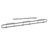 Anteparo Frontal Fit 078 Preto para Bandeja Gondola Kit 5 - 2