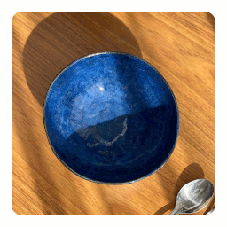 Saladeira Azul e Branca - 2