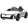 Mini Carro Elétrico Infantil Audi Etron Gt Bateria 6V Branco Motorizado Controle Importway Bw-273br  - 1