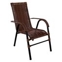 Ver imagem 1 de Cadeira de Área Externa Bela de Aço Carbono e Fibra Sintética