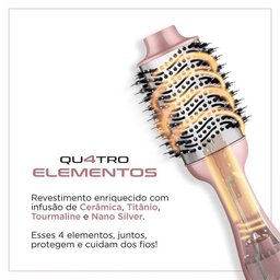 Escova Secadora Mondial Juliette 1200w Es-ju-01 Rosa Bivolt - 4