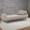 Sofá-cama Herval Vega, 4 Lugares, Linho Bege - 2