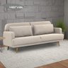 Sofá-cama Herval Vega, 4 Lugares, Linho Bege - 1