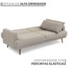 Sofá-cama Herval Vega, 4 Lugares, Linho Bege - 7