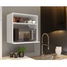 Suporte Para Micro-ondas e Forno Suspenso Luxo Branco - 2