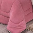 Ver imagem 3 de Edredom Coberdrom Fenix Solteiro Sherpa e Manta - Rosa