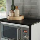 Ver imagem 3 de Balcão Fruteira com Cestos Organizadores Prateleira com Nicho para Forno/Micro-Ondas 1 Porta Núbia