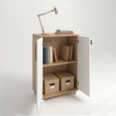 Ver imagem 2 de Balcão Multiuso com Chave 53cm Office Brv Móveis