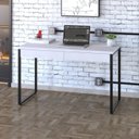 Ver imagem 1 de Escrivaninha Mesa Escritório 120cm 2 Gavetas Kuadra