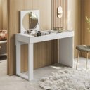 Ver imagem 7 de Escrivaninha Penteadeira Reppy 112 cm Branco MBL