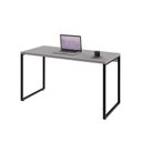 Ver imagem 4 de Escrivaninha Mesa Escritório Office Estilo Kuadra 135cm Industrial Branco Chess Marrom