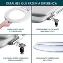 Ver imagem 5 de Tampa de Vaso Sanitario Almofadada Fiore (bege Claro)