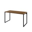 Ver imagem 2 de Escrivaninha Mesa Escritório Office Estilo Kuadra 135cm Industrial Lâmina Mel Marrom