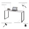 Mesa para Escritório Diretor Estilo Industrial 1,50M Kuadra - 5