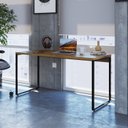 Ver imagem 1 de Escrivaninha Mesa Escritório Diretor Estilo Industrial 1,50M Kuadra
