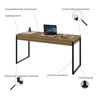Escrivaninha Mesa Escritório 150cm 2 Gavetas Kuadra - 5
