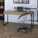 Ver imagem 1 de Escrivaninha Mesa Escritório 150cm 2 Gavetas Kuadra