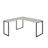 Mesa de Escritório em L Estilo Industrial 1,50Mx1,50M Kuadra Compace - 2