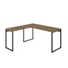 Mesa de Escritório em L Estilo Industrial 1,50Mx1,50M Kuadra Compace - 2