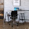 Escrivaninha Cavalete 135cm 4 Prateleiras Estilo Industrial Kuadra  - 1