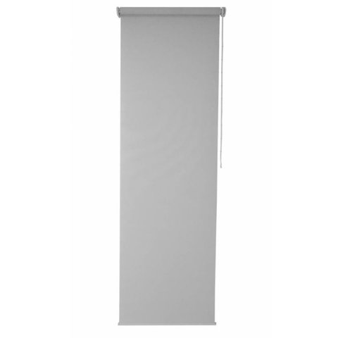 Persiana Rolo Translúcida Cinza 60 (L) x 260 (A) cm Cortina Roller Screen Solar 0,60 X 2,60