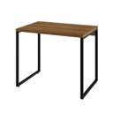 Ver imagem 3 de Escrivaninha Mesa Escritório Office Estilo Kuadra 90cm Industrial Lâmina Mel Marrom