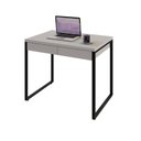 Ver imagem 4 de Escrivaninha Mesa Escritório 90cm 2 Gavetas Kuadra