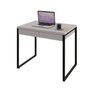 Escrivaninha Mesa Escritório 90cm 2 Gavetas Kuadra - 4