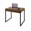 Ver imagem 4 de Escrivaninha Mesa Escritório 90cm 2 Gavetas Kuadra
