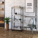 Ver imagem 1 de Estante para Livros Industrial 145cmx60cm 4 Prateleiras Kuadra